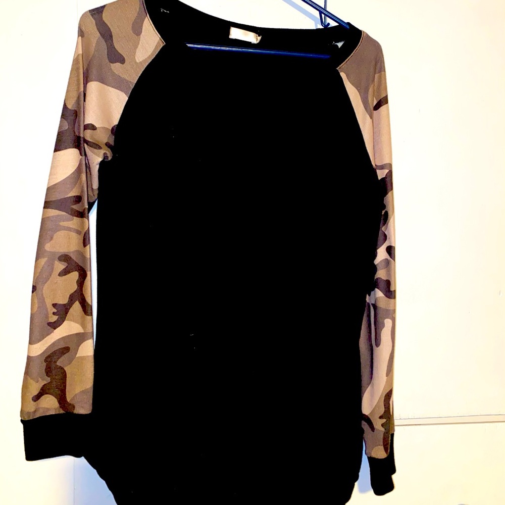 Camouflage Sleeve Tunic